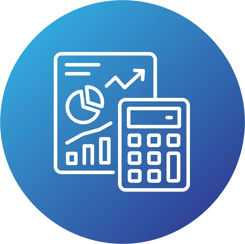 Icon representing the certified medical practice valuation and strategy phase of the brokerage process.